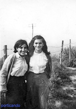 1960 circa Bruna Senatore e Angela De Rosa