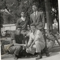 1960 circa Roberto Giordano Peppe Muoio e due amici
