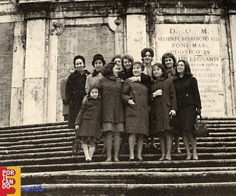 1963 le cugine De Maio a roma