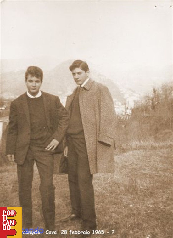 1965 Antonio Pisapia con un amico a sant' arcangelo