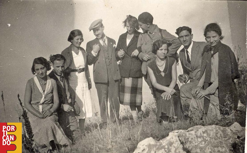 1939 Michelino De Leo con amici a san liberatore