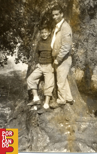 1953 Ciro Di Giuseppe e il piccolo Nino D'Antonio