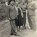 1955 circa Alfonso Muoio Rosa Gagliardi Giannina Fioretto Gagliardi