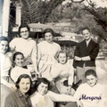 1955 circa gita a palinuro Annamaria Morgera con le amiche