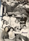 1955 circa gita a palinuro Annamaria Morgera con le amiche