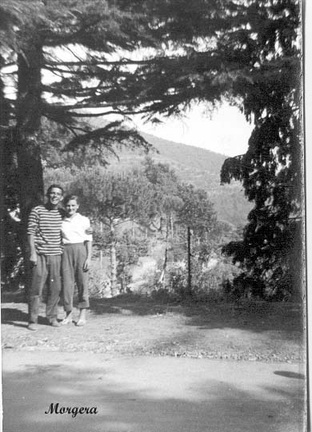 1955 circa Lucia Morgera e Amerigo Mancusi