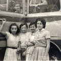 1956 circa Lucia Granozio  e Maria Russo ad una gita scolastica