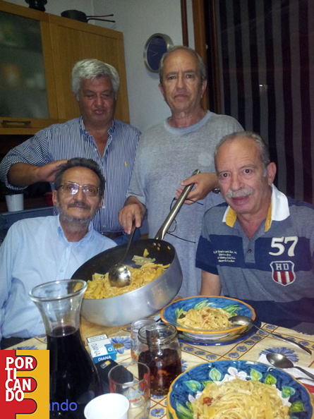 2013 08 20 Bruno Giovanni Enrico e Roberto a casa di Enrico