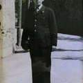 1940 circa Nicola D'Arco padre di Nadia D'Arco con la sua prima divisa di ferroviere