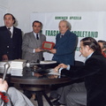 Mimi Apicella con Lucio Barone alla presentazione del libro FRASARIO NAPOLETANO 1986