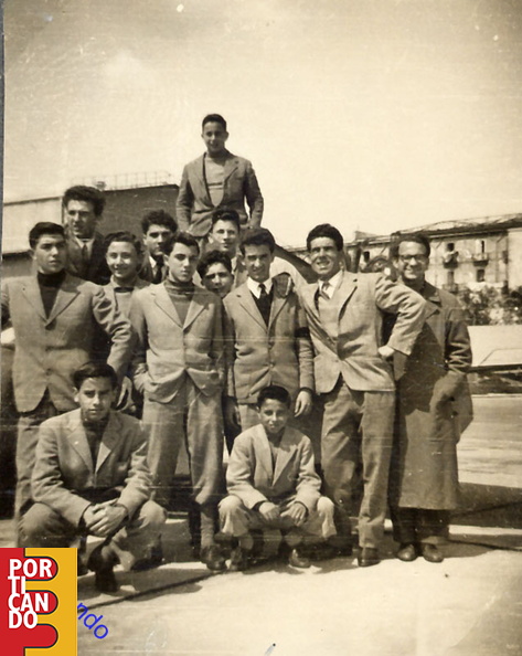 1955 Pippo Buono gita a Caserta 1