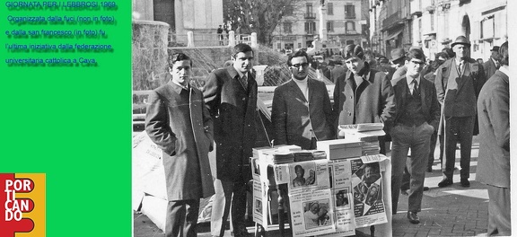 1967 circa giornata per i lebbrosi  Mimmo Venditti Galdi