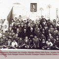 1950 circa foto ufficiale con il vescovo Marchesani Don Amedeo Attanasio Diego Criscuolo  Guido Guarino Giuseppe Caiazza etc