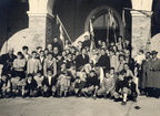 1955 circa festa del tesseramento fra gli altri i fratelli Gravagnuolo
