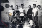 1958 circa campeggio a Maiori Padre Baldini Antonio Baldi Luigi Antonio Di Serio Peppino Violante