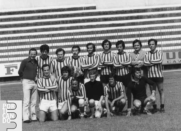 1965 circa CUC calcio Redi Risi Spatuzzi Scriffignani Paolillo Sorrentino Pisapia Senatore (foto di Rosanna Scarpato)