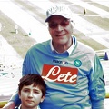 Antonio Ugliano con nipote Matteo D'Amore stadio S.Paolo