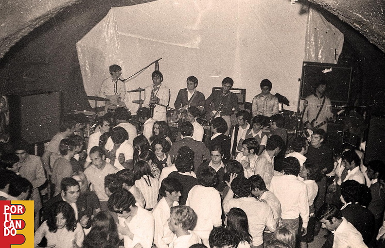 Ragno Rosso  festa con i Goliardi 1969 all'organo Franco Garofalo