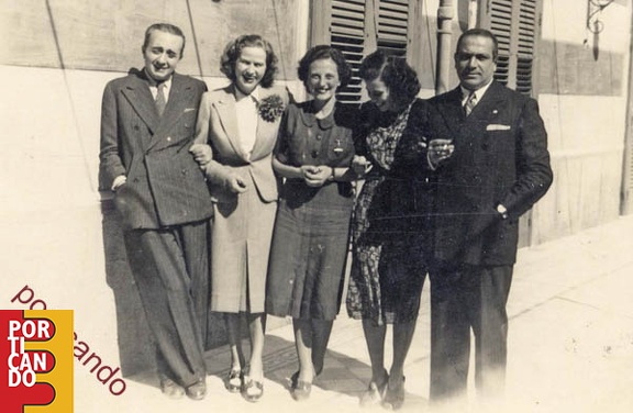 1935 circa x Eugenia Pesante Gilda Balestreri Pia Vardaro x