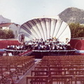 1965 circa il palco per il Festival ritmo sinfonico al Tennis