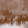 1944 pellegrinaggio dei rifugiati di guerra alla badia 1
