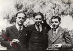 1932 Prospero De Filippis - mio padre Carlo ( a dx ) con due inseparabili amici S Cuoco e Carlo Benincasa