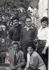 1959  Prospero De Filippis - al circolo sociale con Pasquale Palmentieri Ferruccio Paolillo e Lucia e Mariella Avigliano