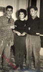 1954 Andrea con Marisa Caiazza e Alfredo Di Mauro
