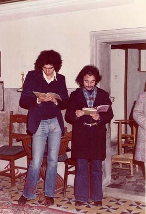 1974 Gigino Violante ( Vallone ) e Sandro Avagliano al nostro matrimonio