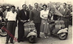 1955 Vespa Club Cava Aleotti - Davive - Abbro e signora