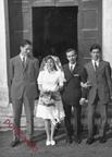 1968 Antonio Luciano e Annamaria Aleotti con I testimoni- Enzo Apicella e Pasquale Buoninfante