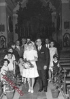 1968 Antonio Luciano e Annamaria Aleotti all'uscita dalla chiesa