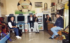 2000 circa  Alfonso Rumolo ( Pisiello) con amici  nel suo circolo
