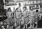 1956 alabardieri sul sagrato del duomo