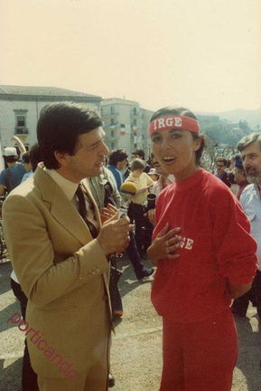 Giro 82 - Gino Avella-  intervista una miss-foto Antonio Luciano