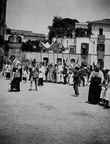 1927 16 maggio processione del Corpus Domini 3  a piazza sanfrancesco (foto Brupis )