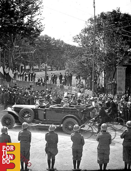 1935 circa il Re a Cava 1 ( foto Brupis )