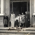 1935 circa regina in visita alla badia