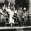 1935 il re a Cava forse  nel cortile del convento di Sanfrancesco