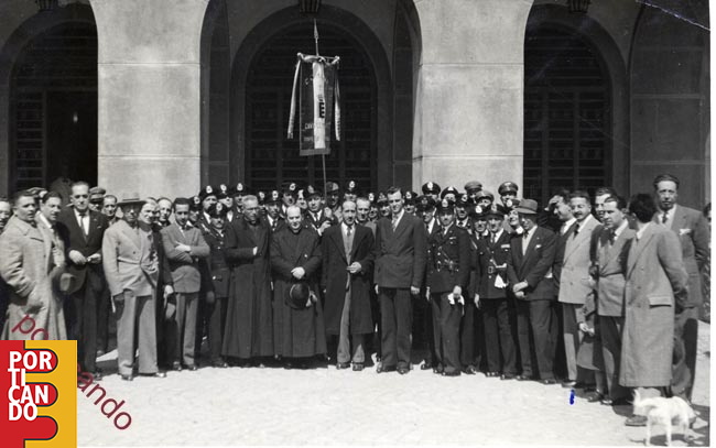 1950 121-esimo anniversario del Corpo dei Vigili Peppino Dell Monica Mario Prisco Renato Di Marino
