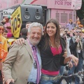 Giro Scarlino (ex patron del Giro) con Vanessa (foto di Pierino Barone)