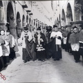 1959 funerali canonico Luigi Avagliano 01 fra gli altri a sx Don Felice ( Filino ) Bisognoal centro il canonico Senatore
