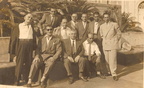 1942 Raduno dei commercianti cavesi a Vietri fra gli altri Damiani e Leopoldo
