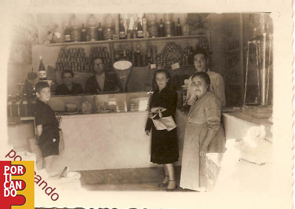 1953 circa generi alimentari di Carmine Leopoldo detto Don Carminuccio o  Baccalaiuolo