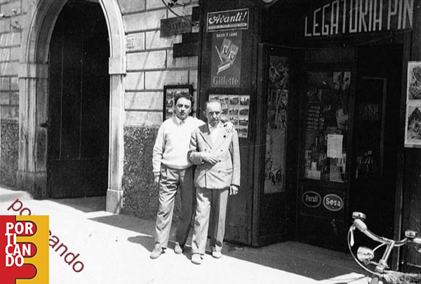 1960 circa Vincenzo Pinto ed il figlio Armando