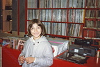 1983 Ugliano Rossella  al banco vendita dischi 1983