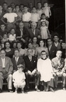 1955 circa maestranze Senatore con famiglie e vescovo particolare 3