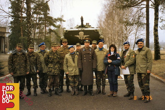 1995 Bruno Pisapia ( ufficiale esercito ) in ispezione CFE in Bielorussia