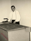 1970 circa Luigi Punzi nel laboratorio di sartoria
