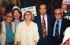 1998 mostra del libro all' ex Circolo Sociale Mimmo con la moglie Lina  Fiorillo Geppino D'andria e il padre Elio Lamberti